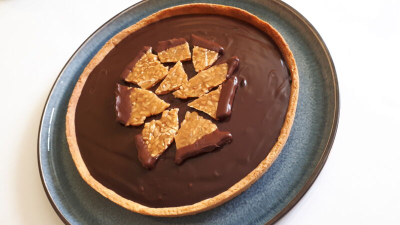Tarte Chocolat Nougatine
