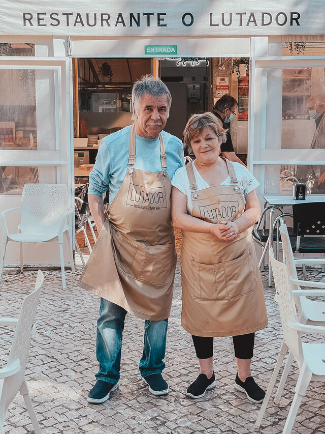 Sr Fernando e Dona Maria
Os donos do O Lutador