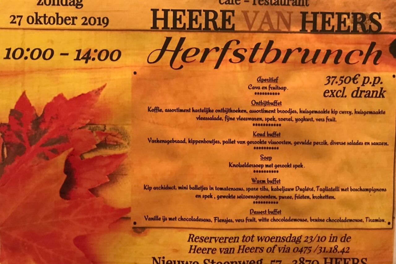 Herfstbrunch