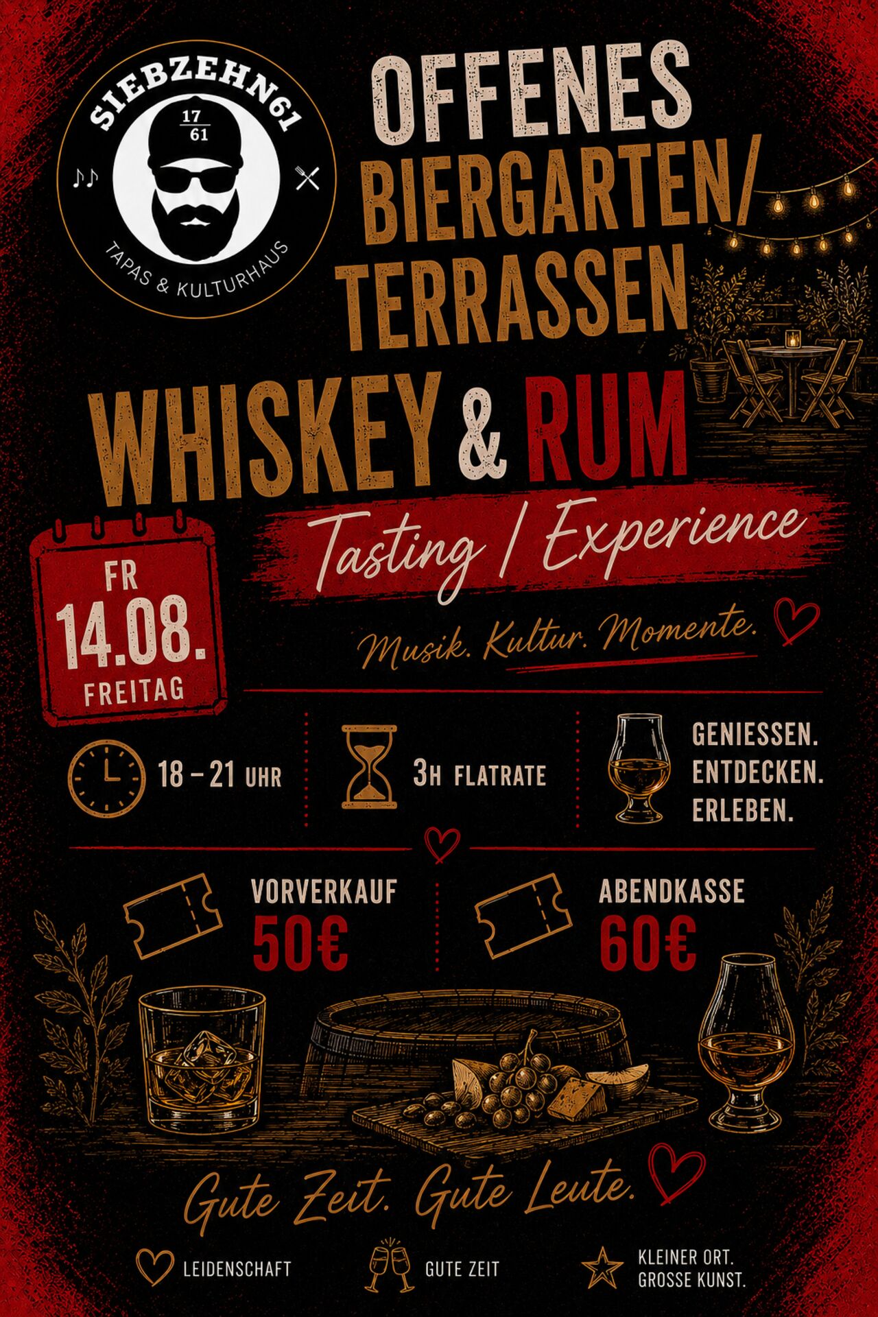 Fr. 14. August Whiskey & Rum Experience
