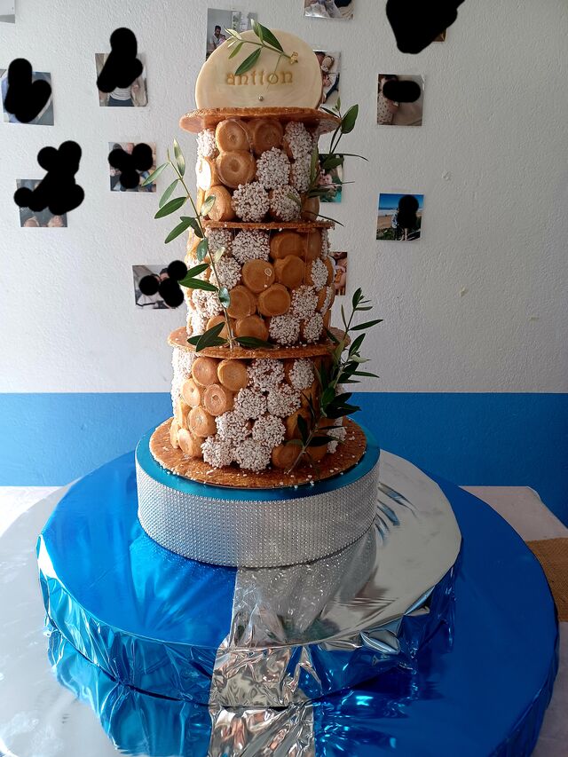 Pièce montée 220 choux
3 parfums
Pâtiss'Émoi 