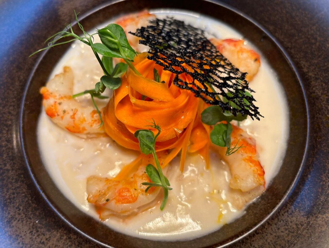 Risotto aux crevettes sauvages