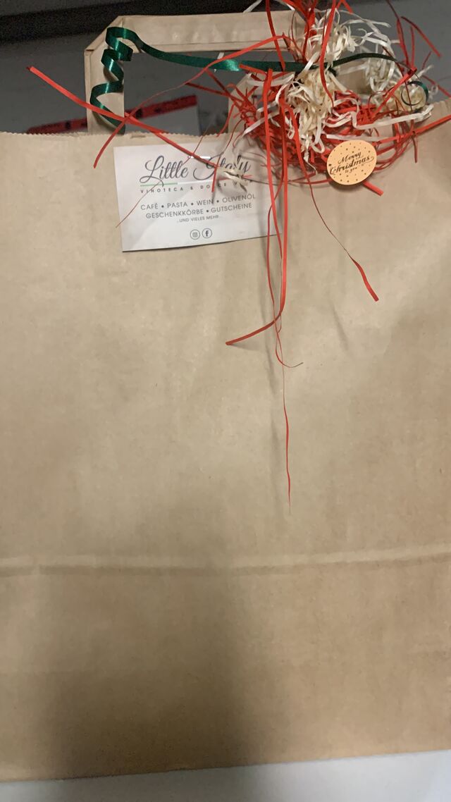 Geschenktüte für Erzieherinnen zu Weihnachten 