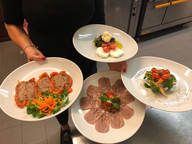 Piatti misti di antipasti