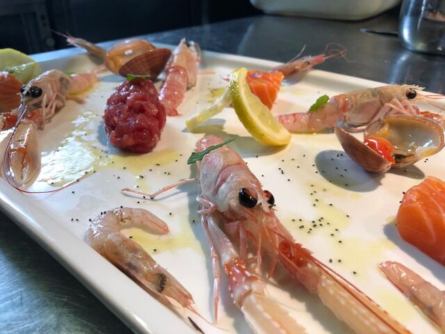 il nostro crudo di pesce