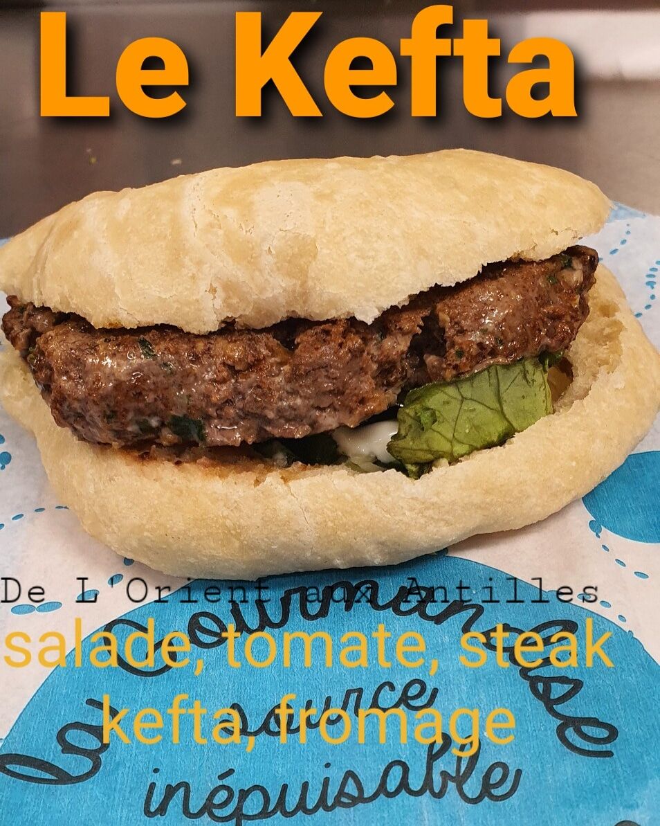 Le Kefta (salade, tomate, steak kefta)
Appelé aussi le 