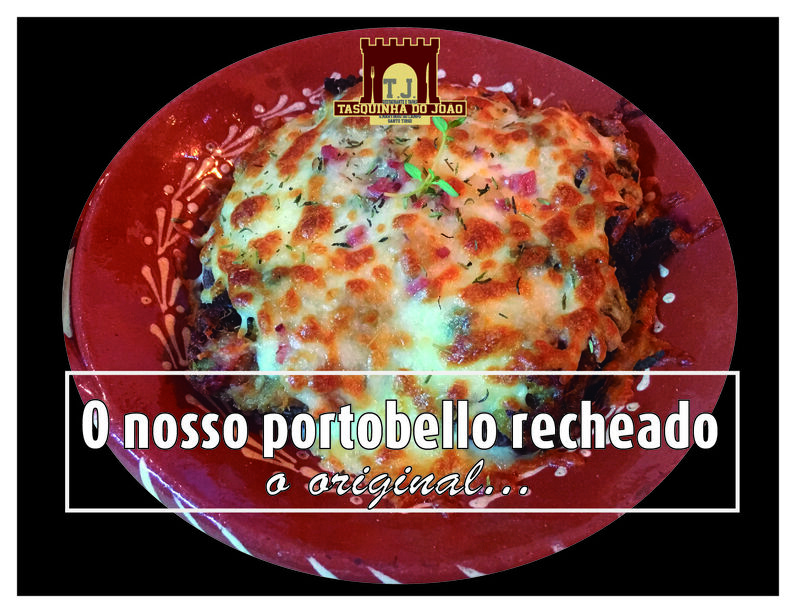 Cogumelo Portobello recheado