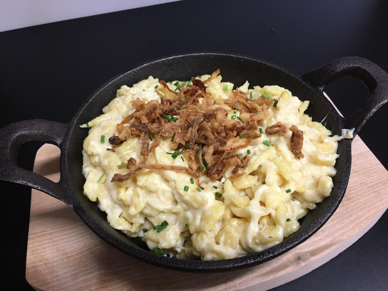 Für die Fleischlosen unsere Allgäuer Kässpätzle