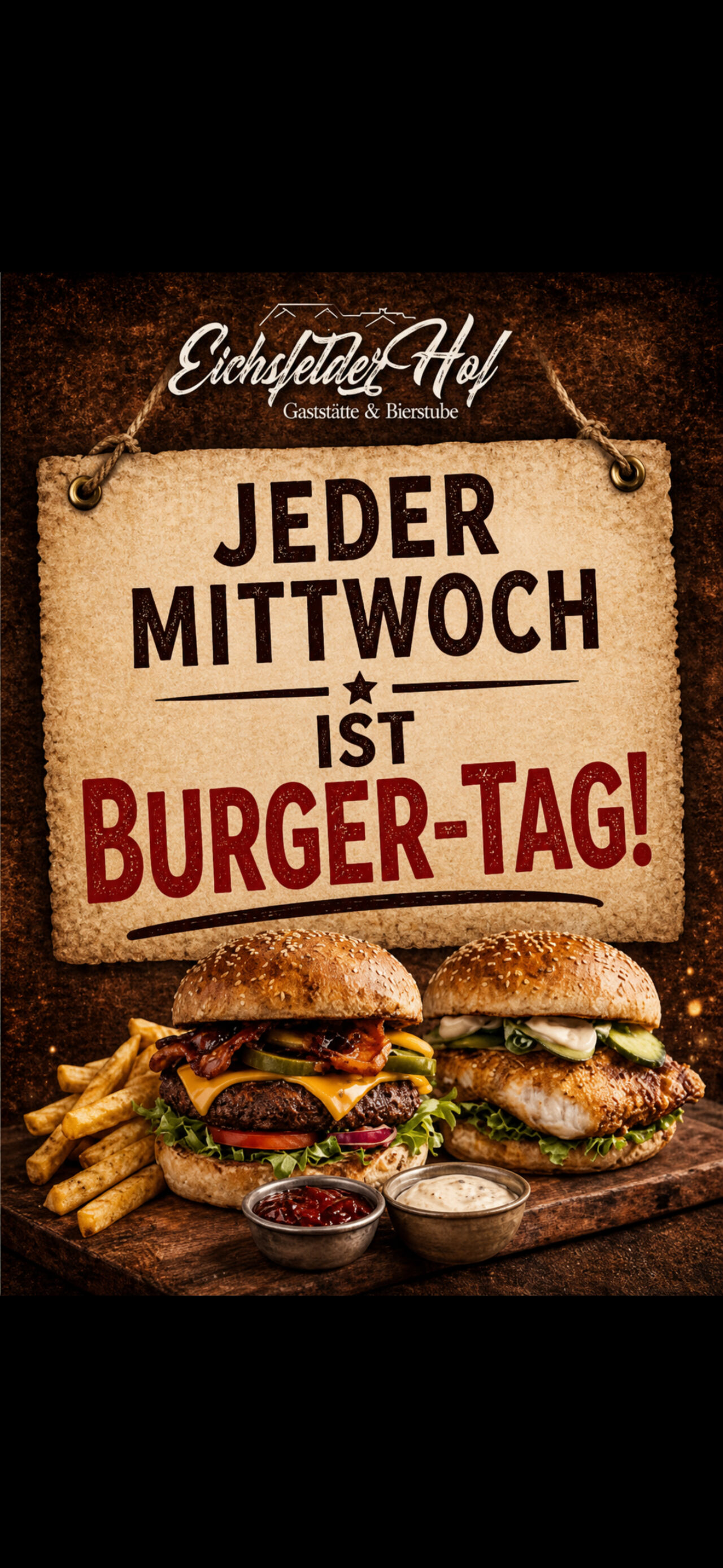 Jeder Mittwoch ist Burger-Tag