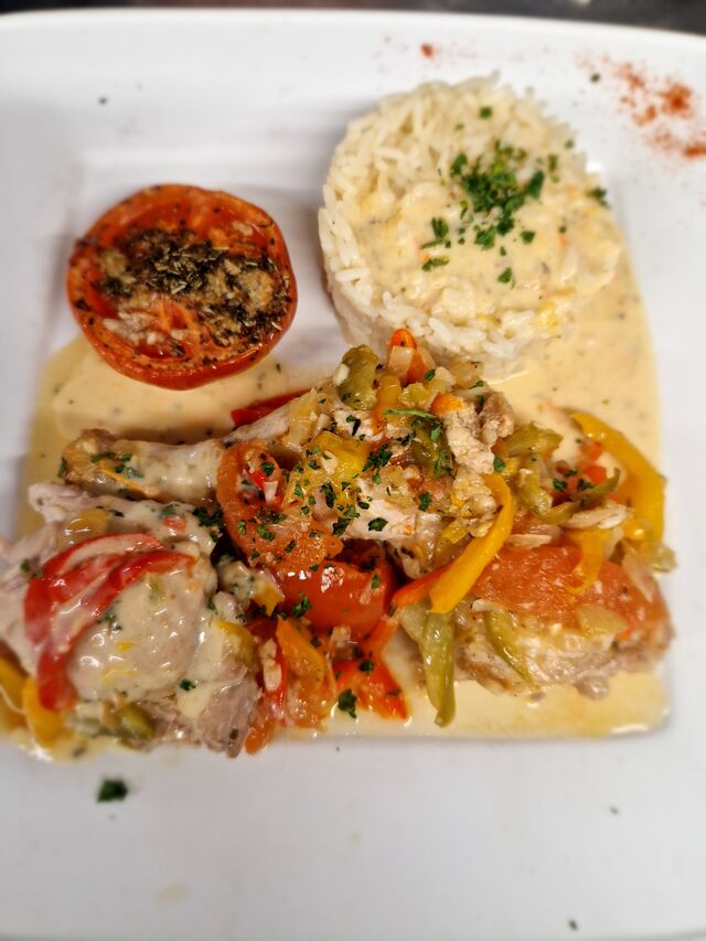 POULET BASQUAISE PLAT DU JOUR