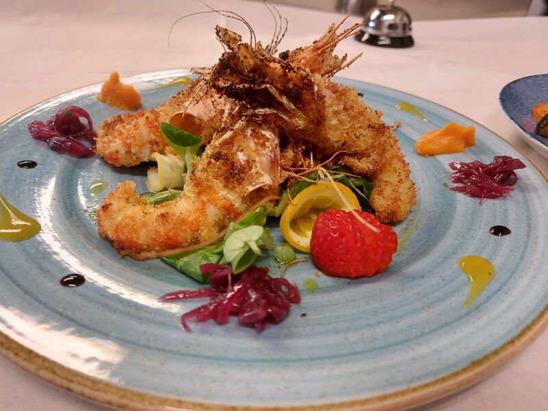 Gamberoni gratinati al forno