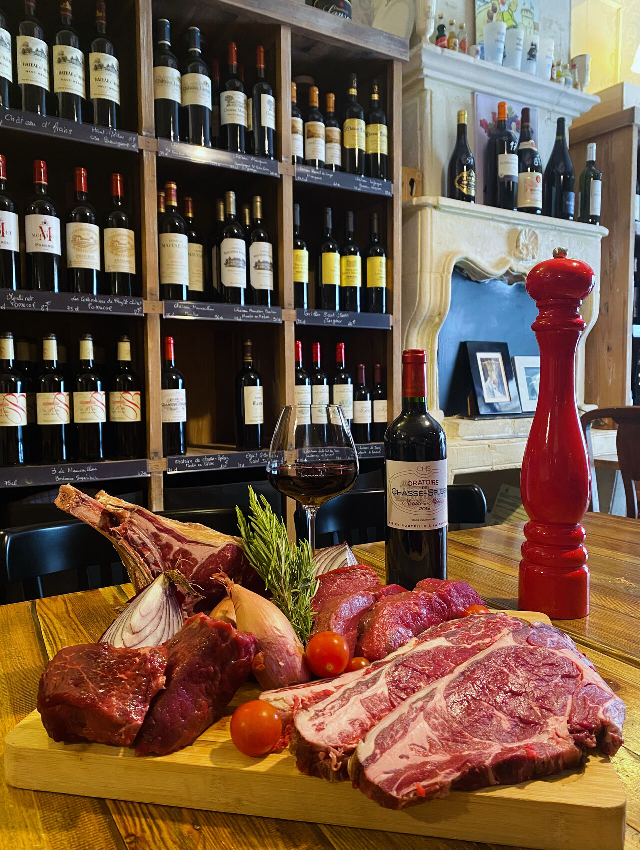 Surprise au steak house