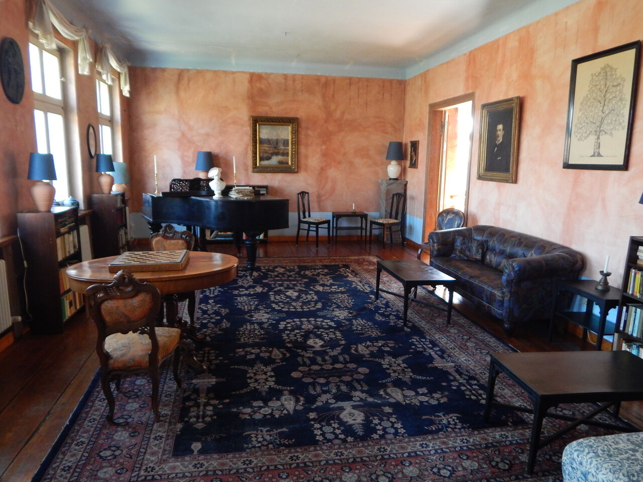 Lesezimmer im Hotel Alte Försterei