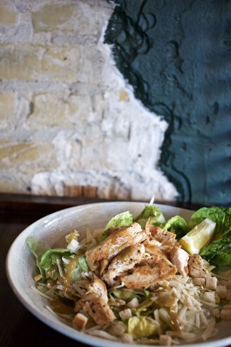 Chicken Caesar Salad - our take with a fresh lemony dressing and Grana Padano