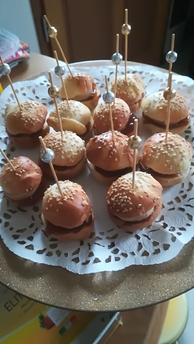 Mini burger foie gras