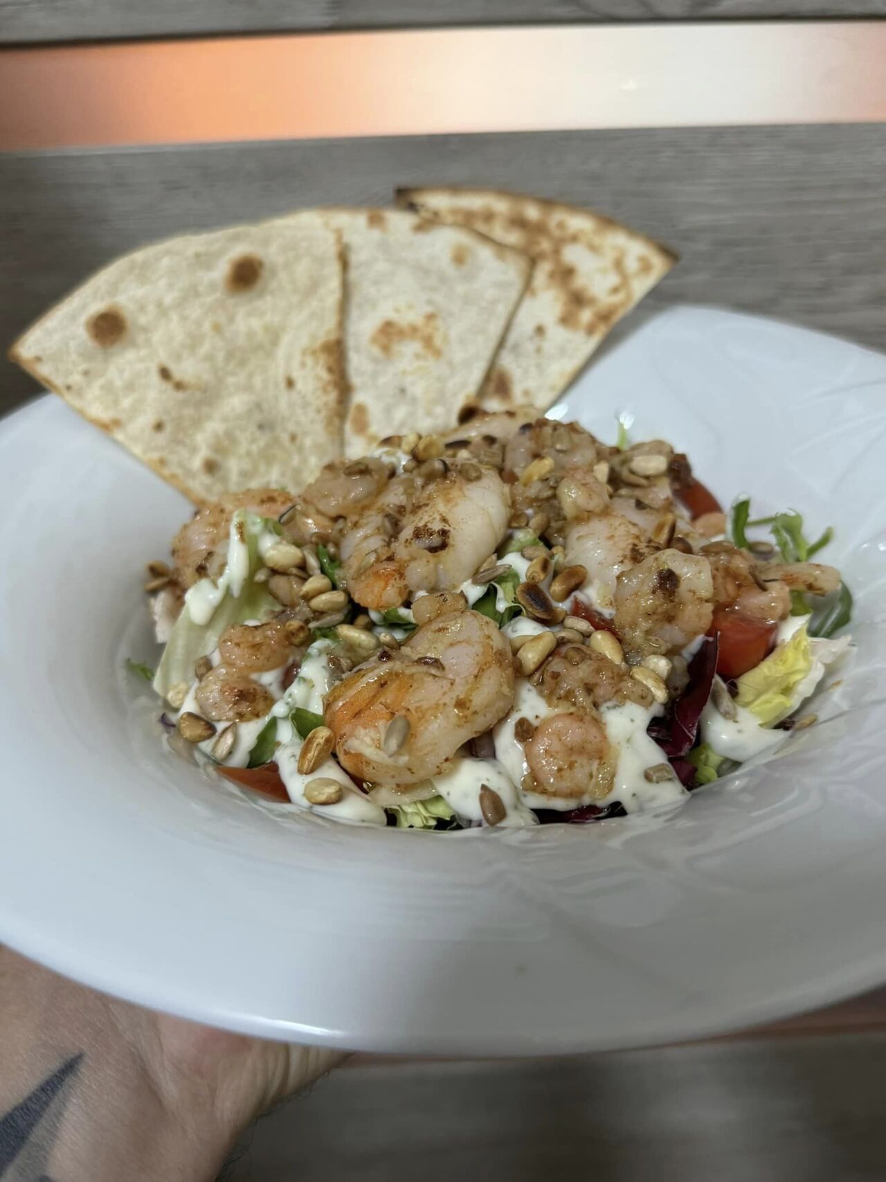 Sałatka z krewetkami