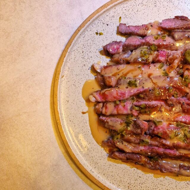 Ribeye/Miso butter/Chili