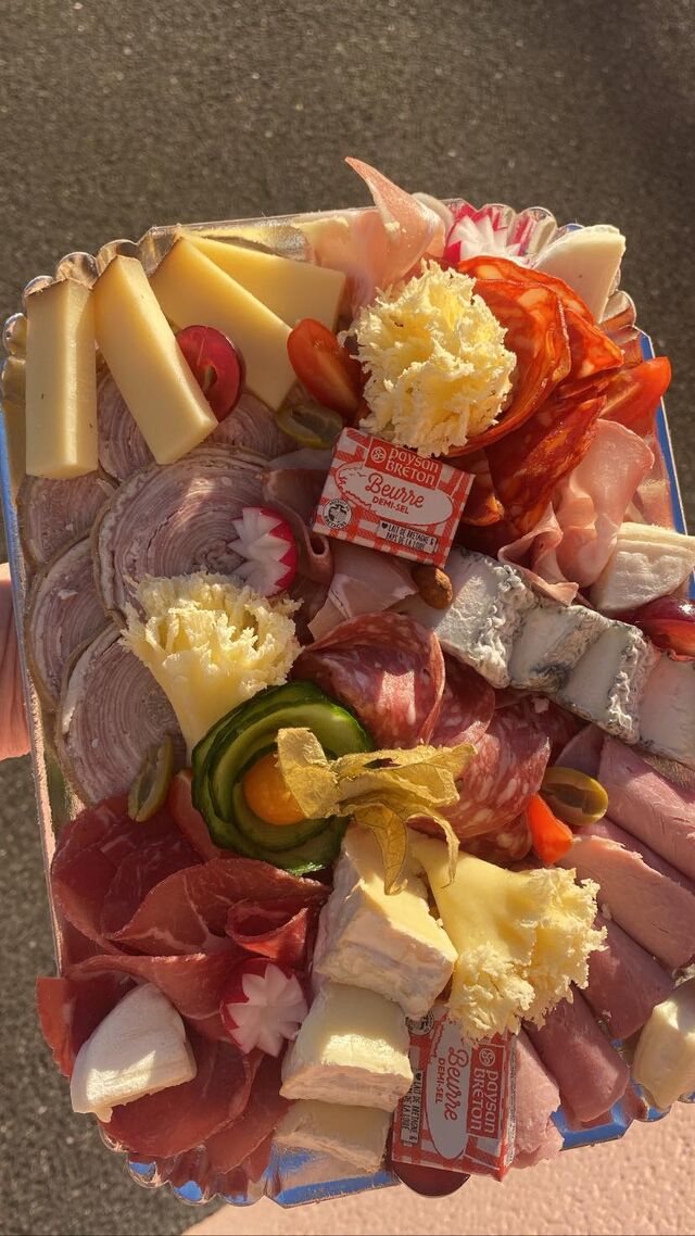 Plateau charcuterie et fromage