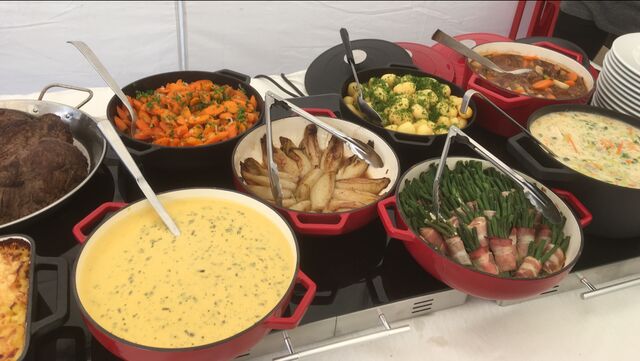 Grootmoeders warm buffet