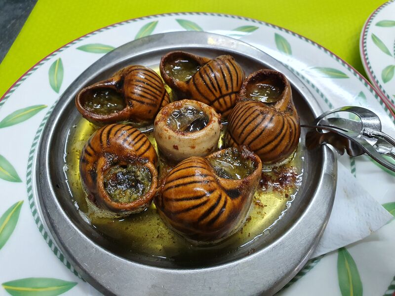 Caracoles a la Bourgogne