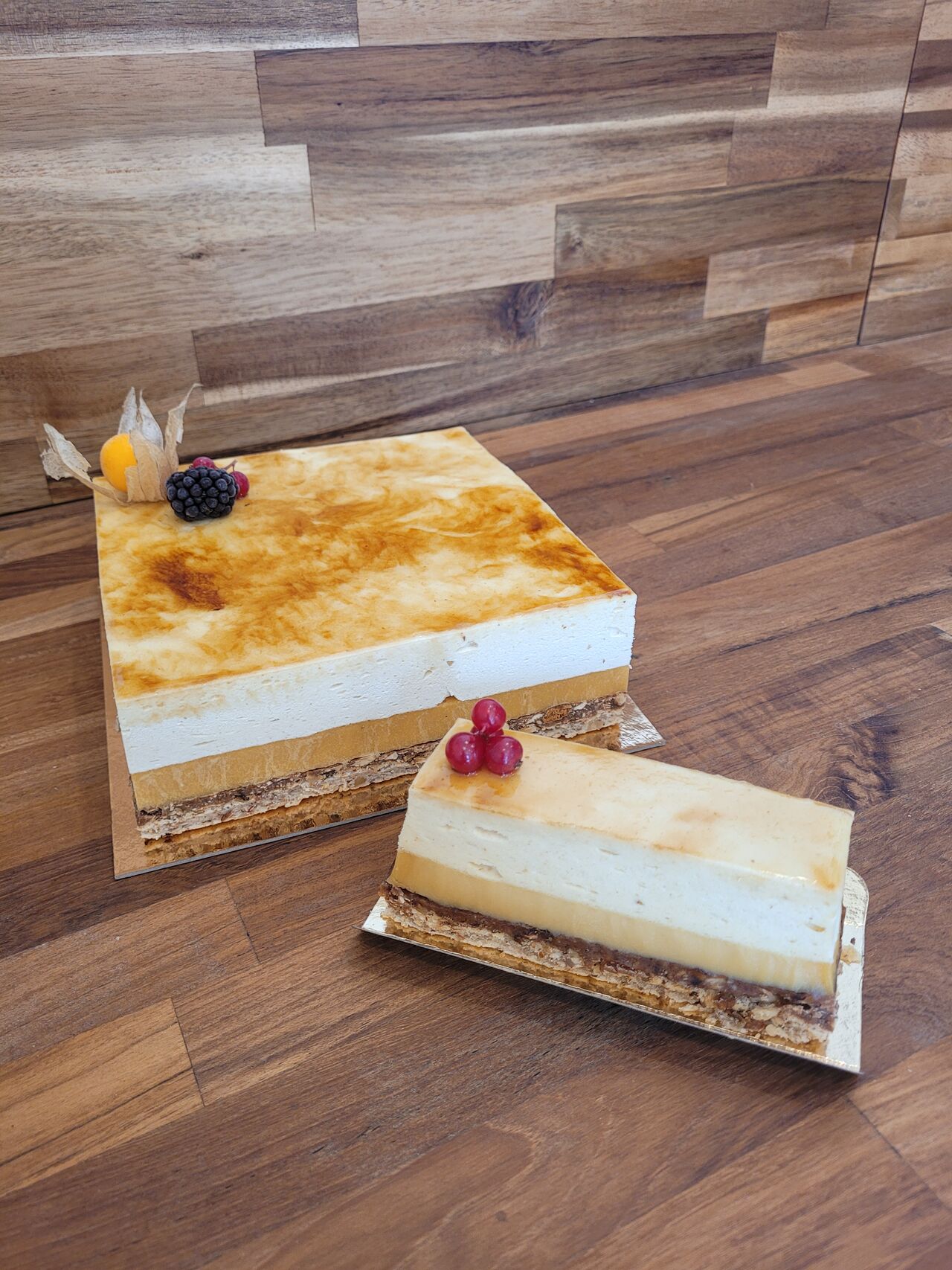 ENTREMET POIRE CARAMEL