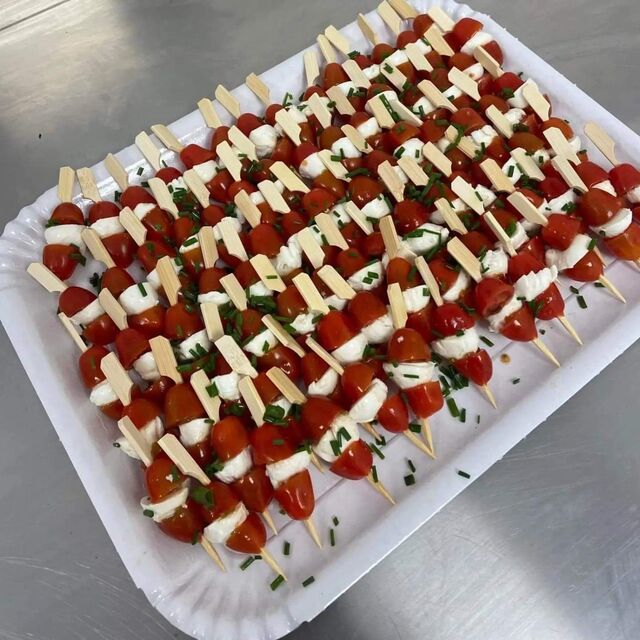 Brochette tomate mozzarella 