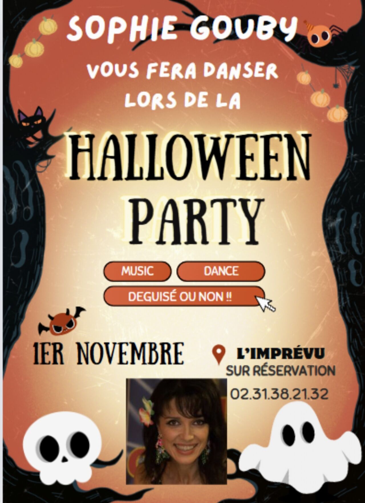 MUSIQUE LIVE SOPHIE GOUBY-HALLOWEEN