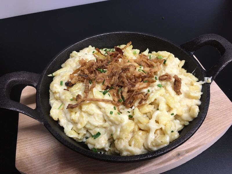 Für die Fleischlosen unsere Allgäuer Kässpätzle