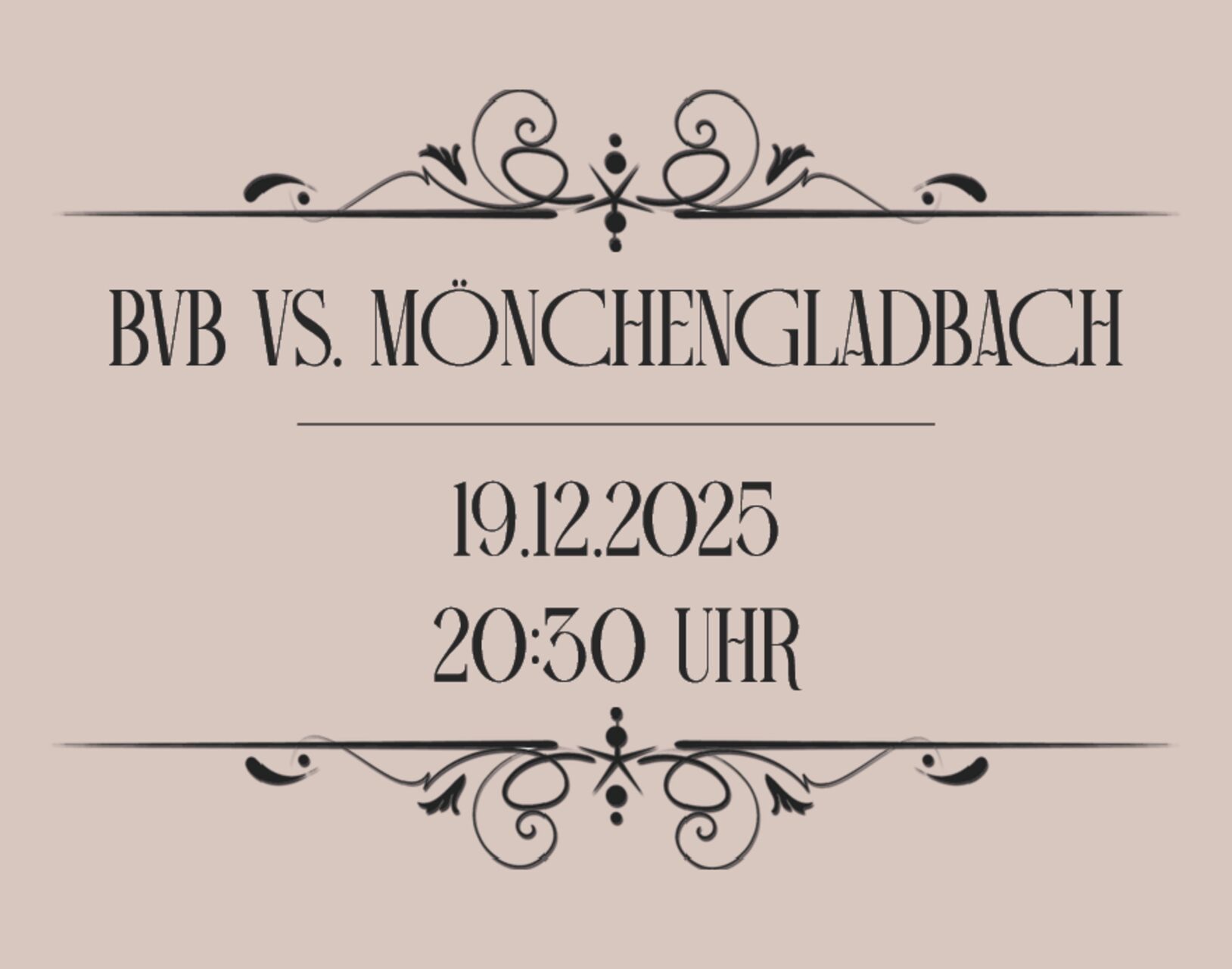 BVB vs. MÖNCHENGLADBACH