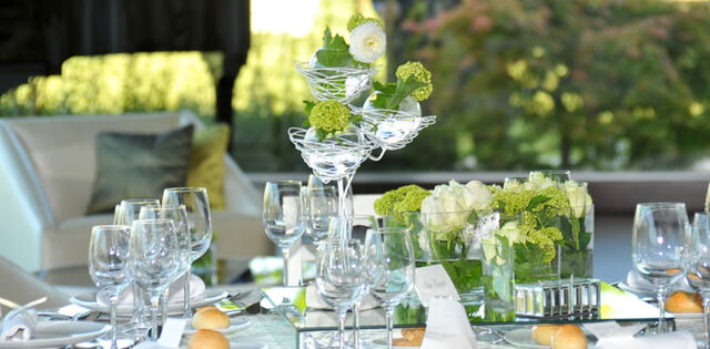 AS DECORAÇÕES
Na Quinta estão disponiveis as mais variadas decorações à sua escolha, desde, minimalista, clássico, moderno..