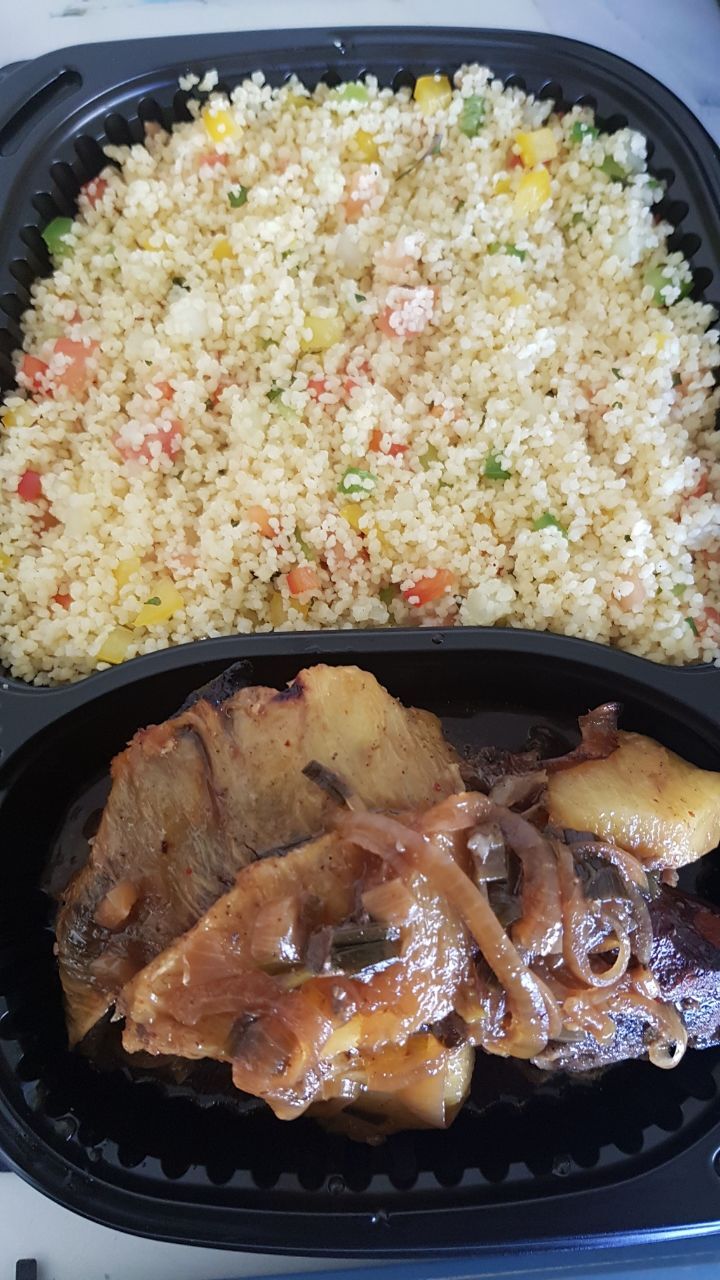 Taboulé, Agneau à l'ananas