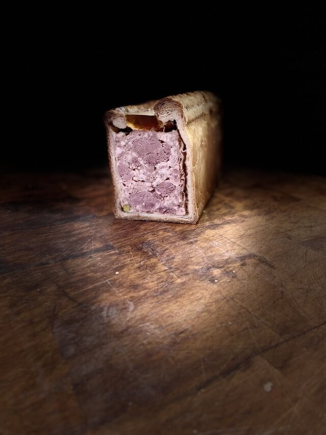Pâte croûte de veau aux pistaches 