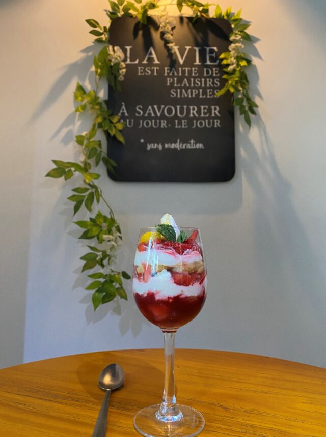 Tiramisu fraise maison
