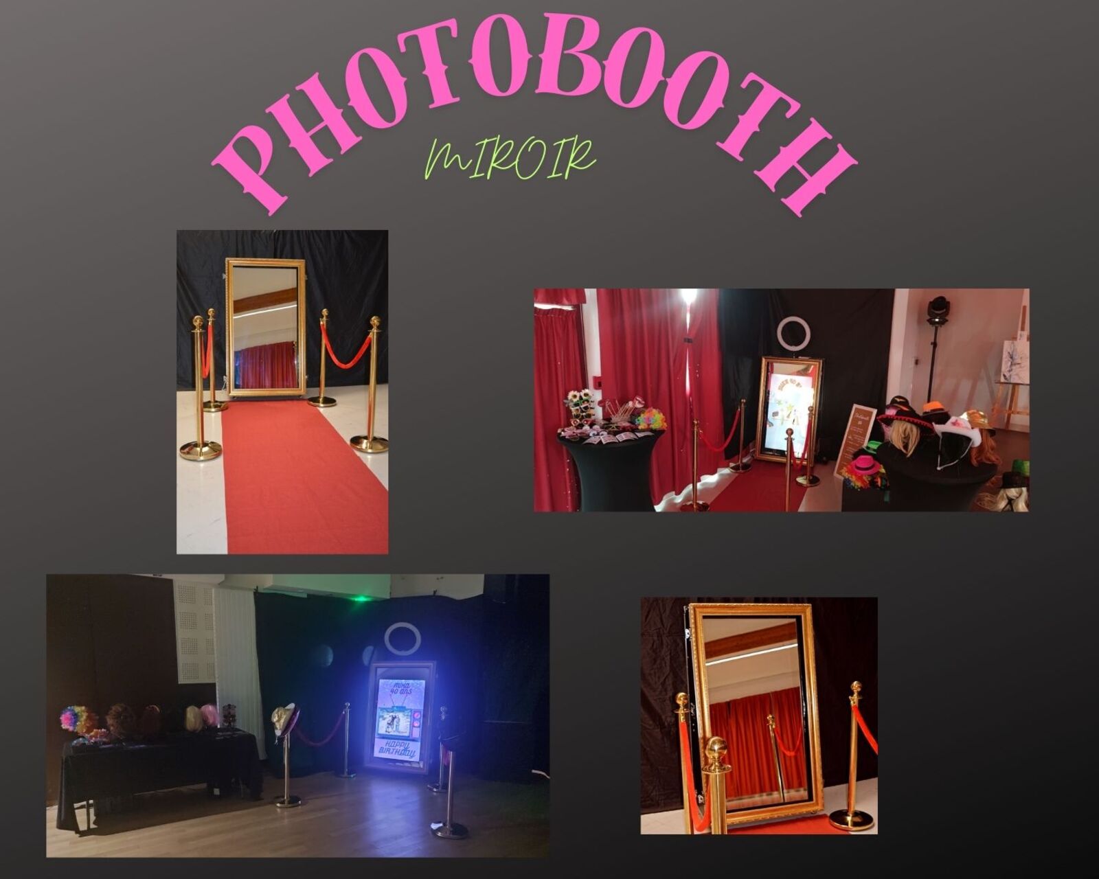 location photo Booth miroir