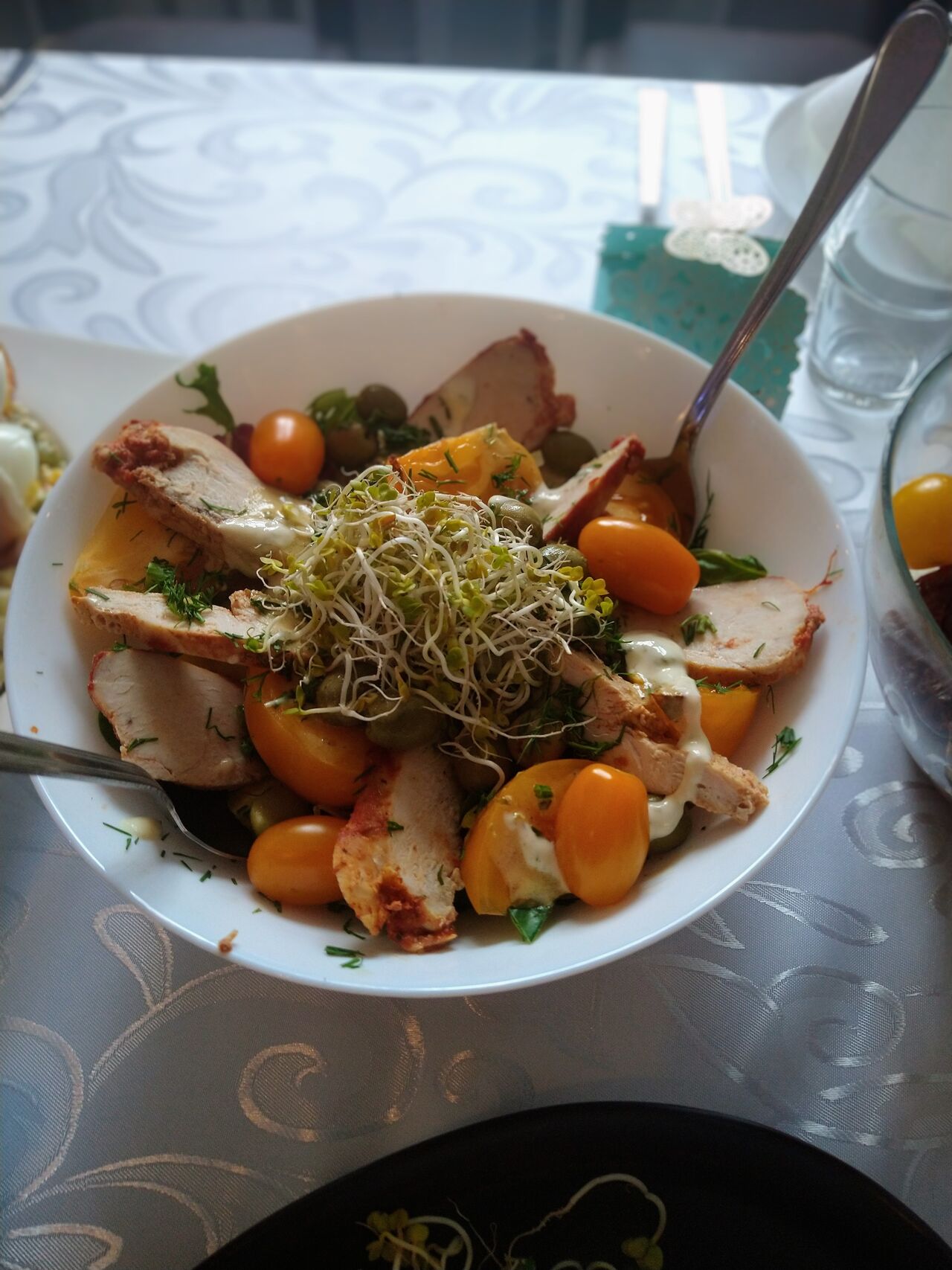 Sałatka z kurczakiem 