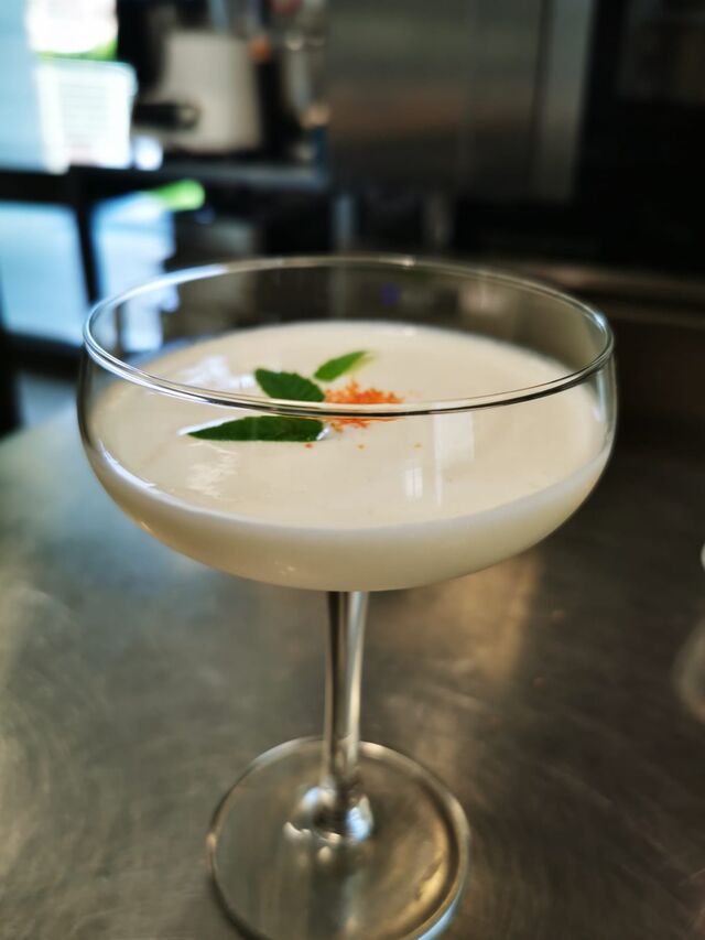 Sorbetto lime e menta