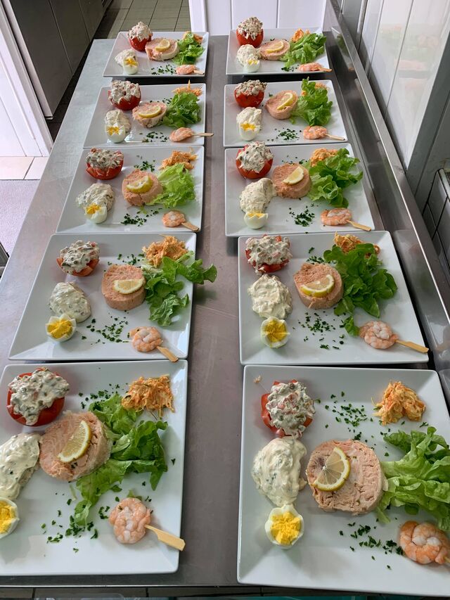 Saumon frais sauce tartare