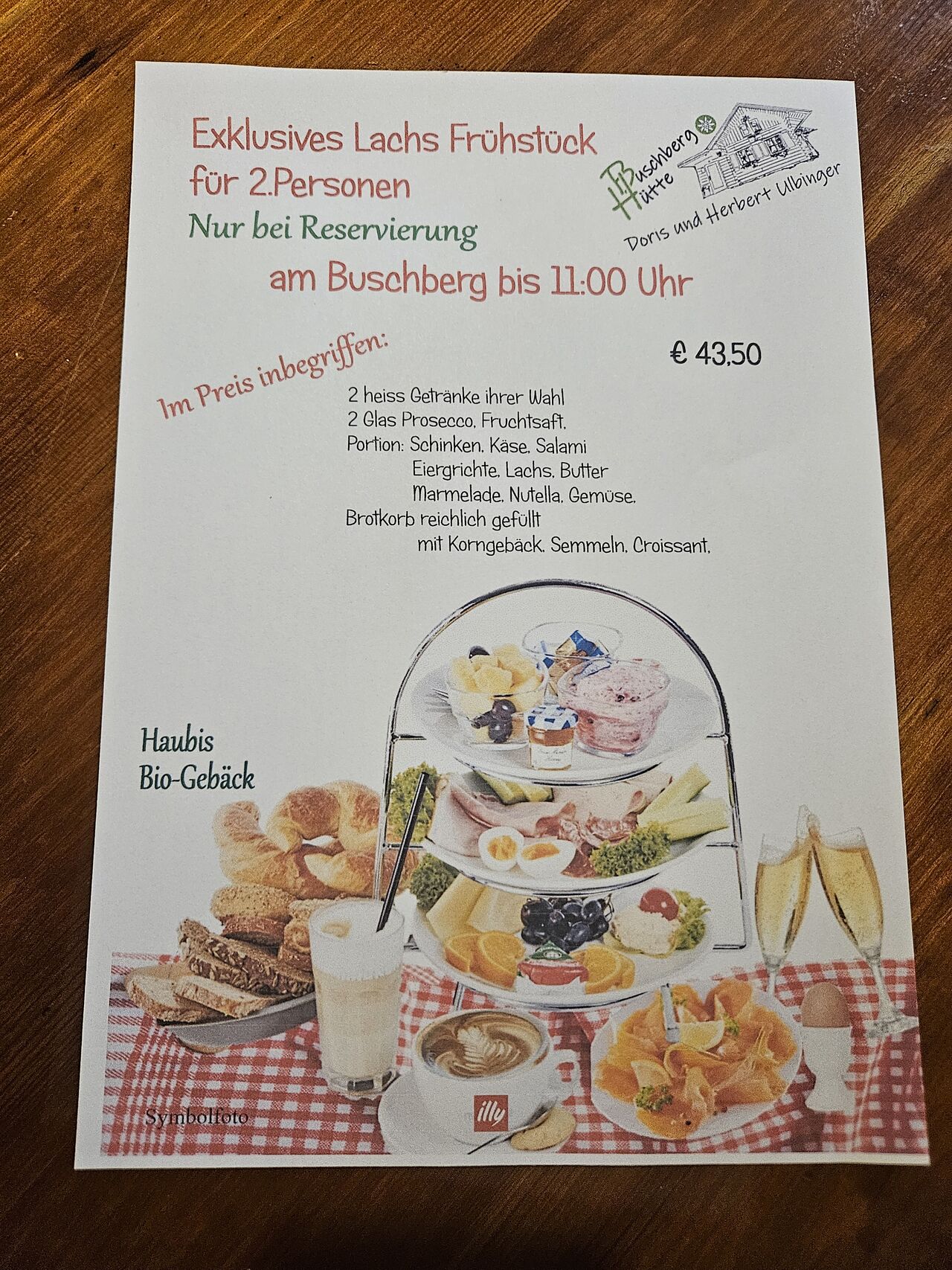 Exklusives Lachs Frühstück