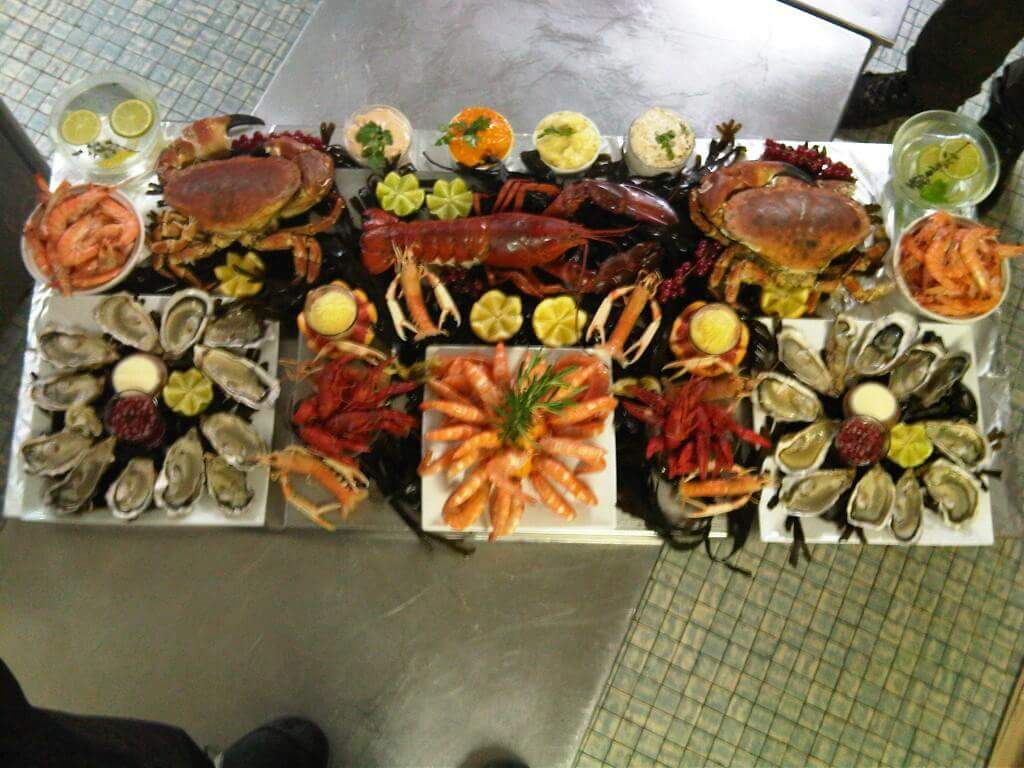 pré-commande de plateau de fruits de mer sur mesure