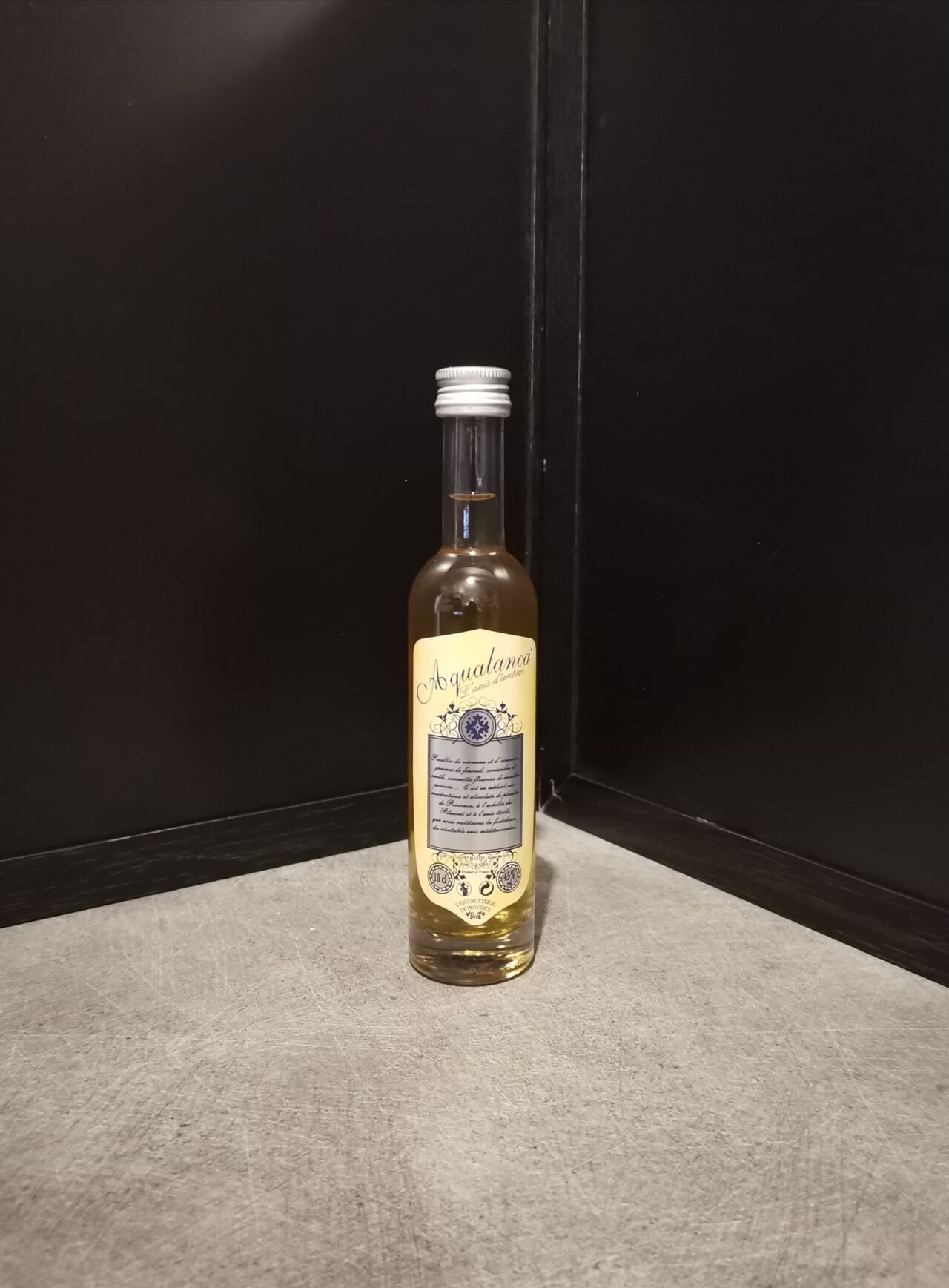 Aqualanca = Pastis artisanal 10cl=7.20€ 