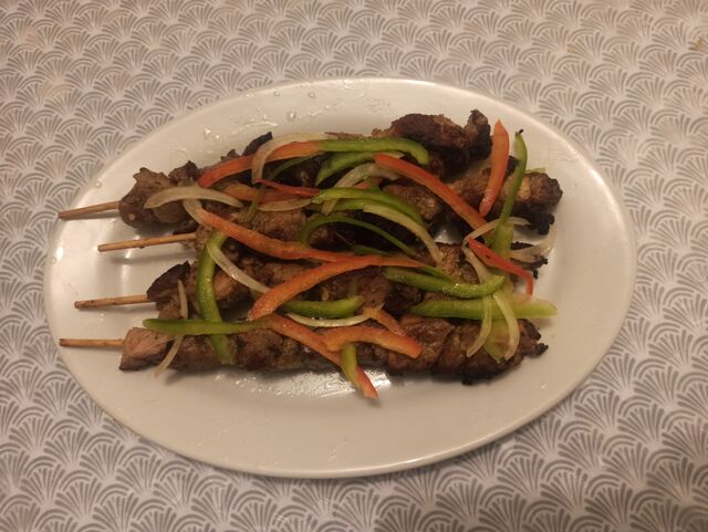 Brochettes d'agneau 