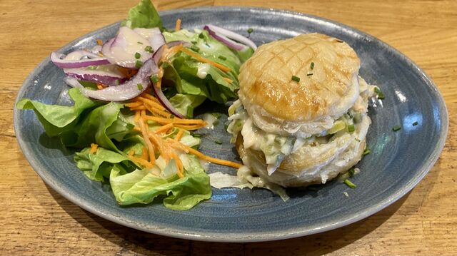Vol au vent saumon poireaux 