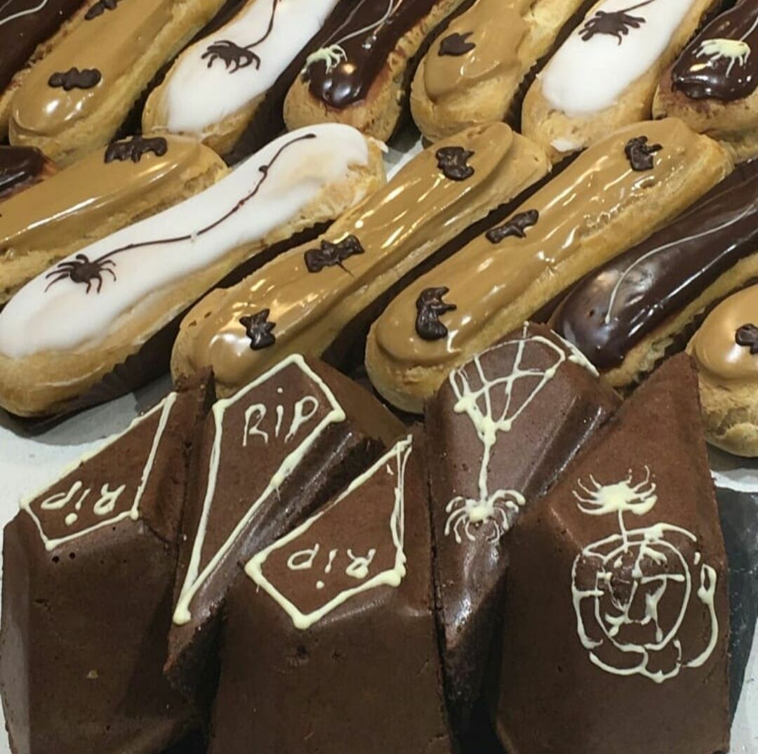 Gare aux éclairs et au moelleux au chocolats d'Halloween