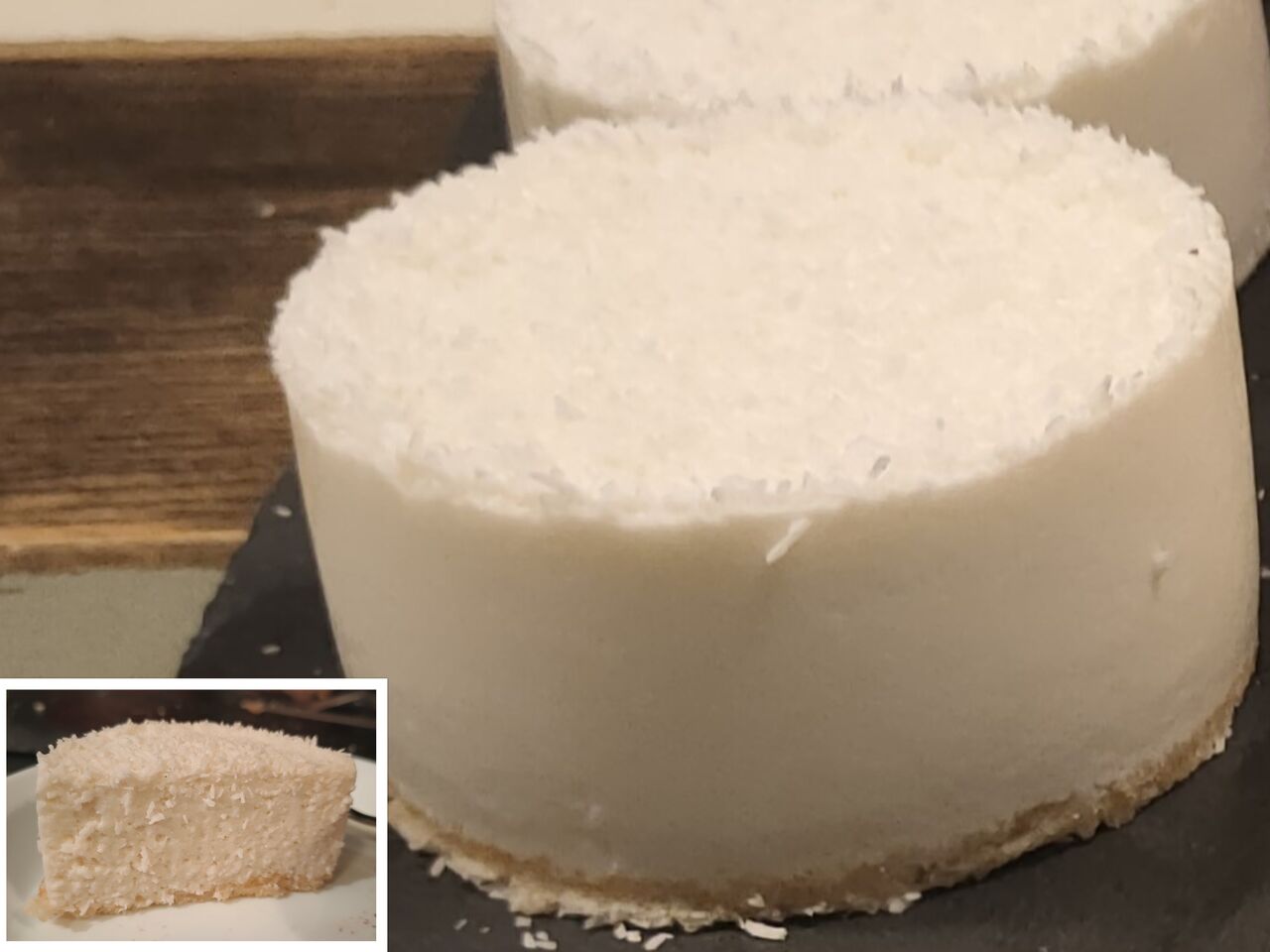 Bavarois individuel coco (mousse à la noix de coco)