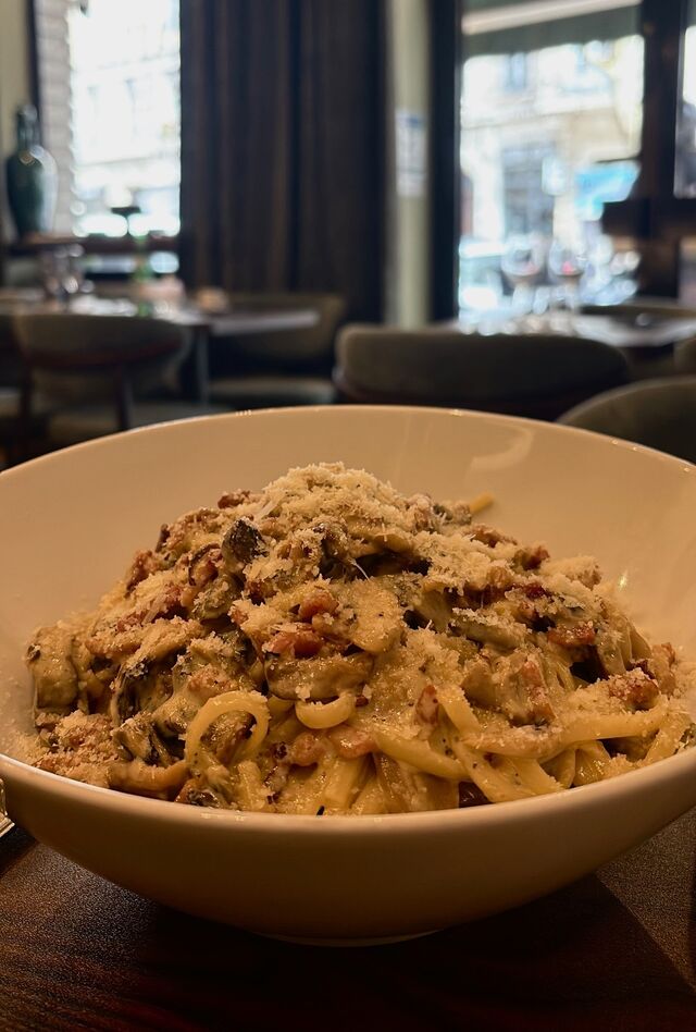 Linguine alla boscaiola