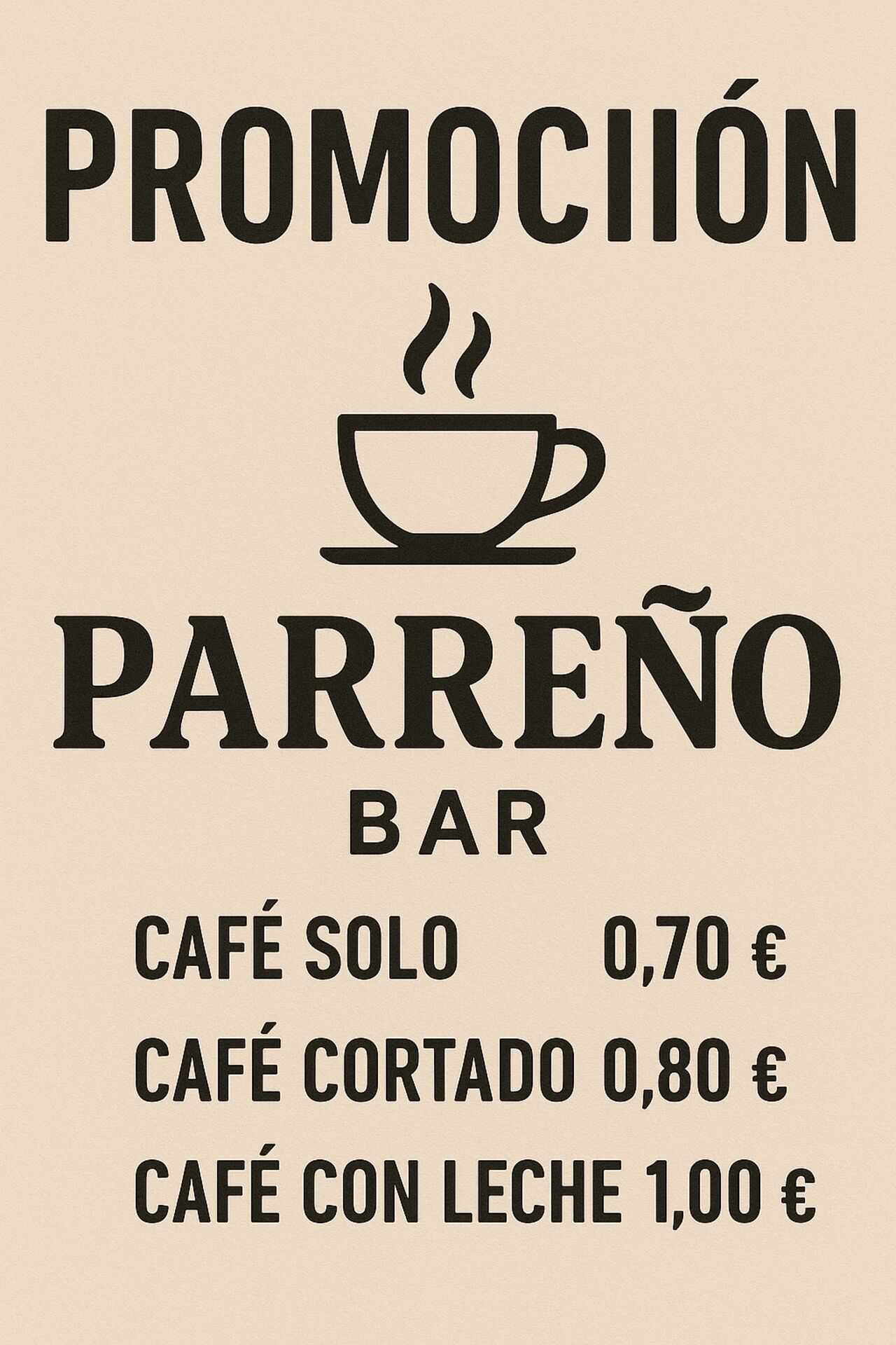 promoción cafe a precios baratos