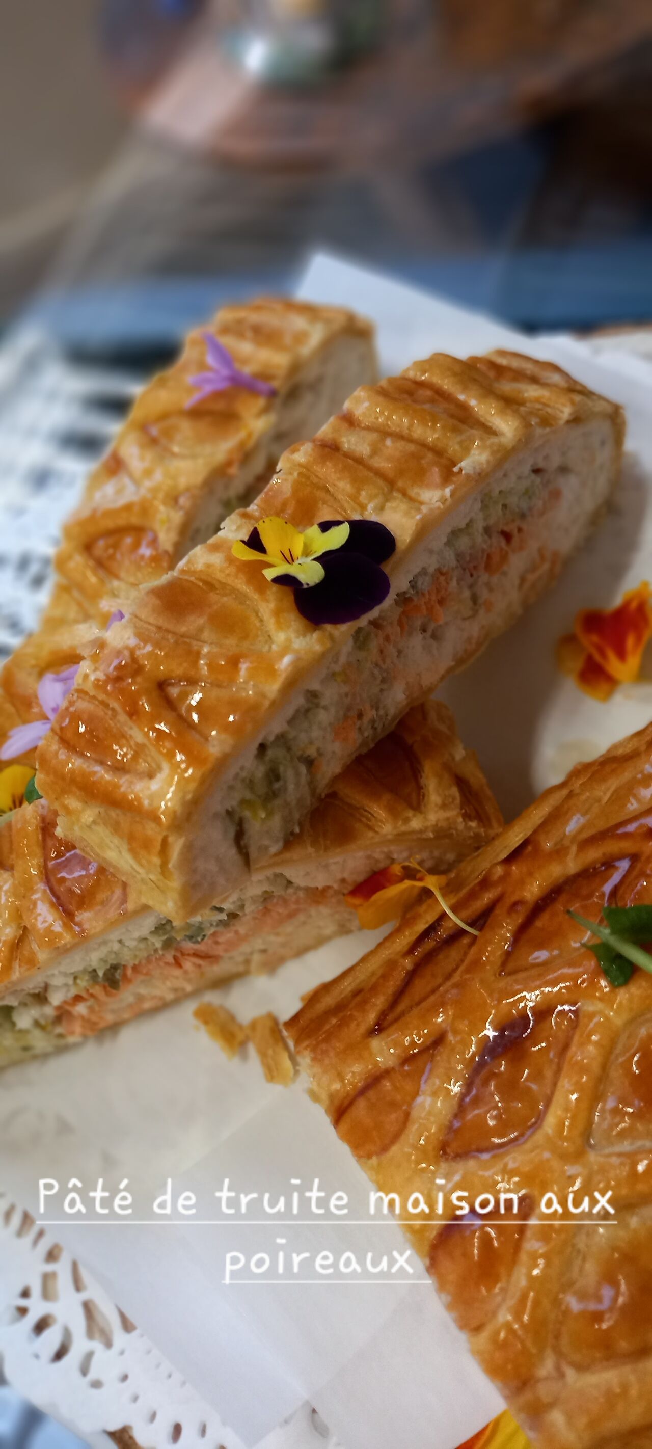 Pâté de truite maison aux poireaux