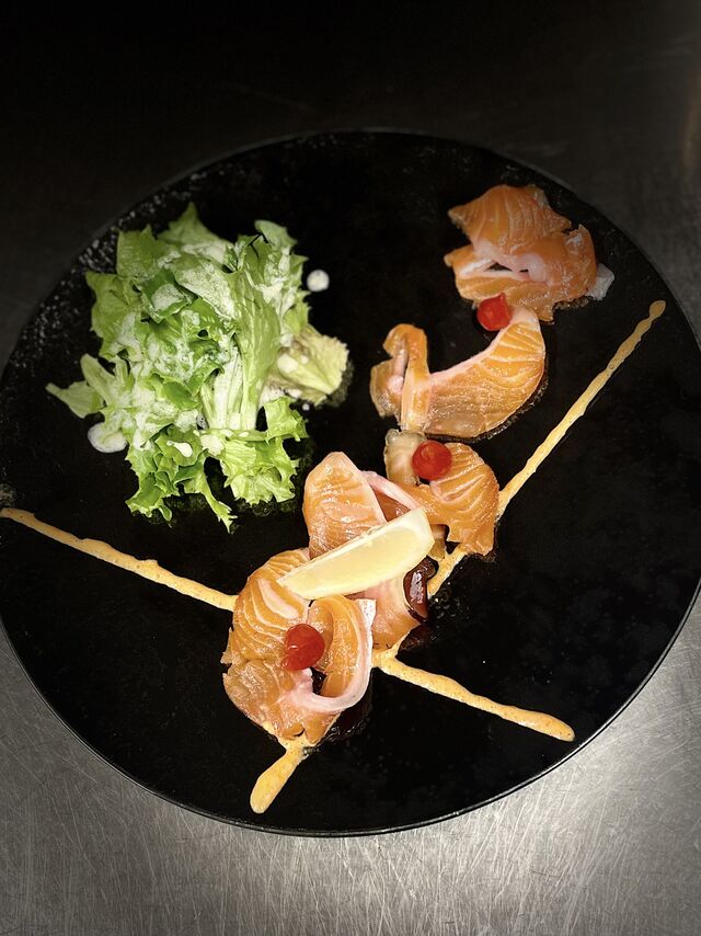 Gravlax de truite saumonée au citron vert 