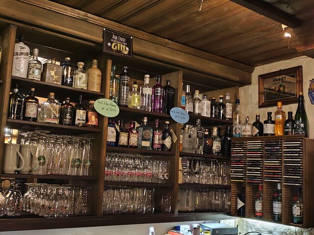 Ein kleiner Teil unserer Bar 