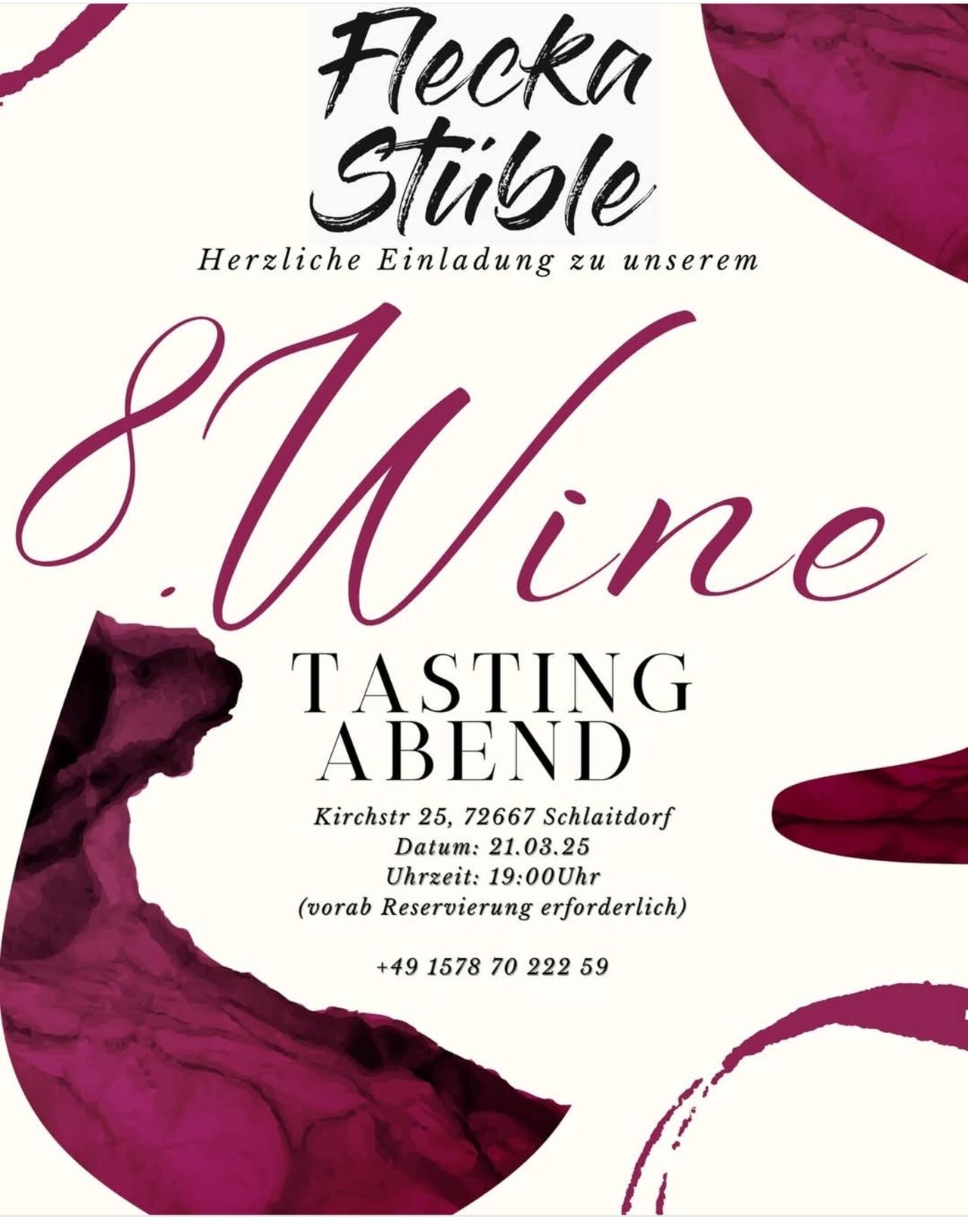 8. Weinprobe 21.03.2025